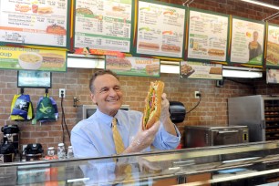 The late Subway co-founder Fred DeLuca in 2014.