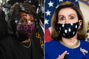 Rep. Maxine Waters and Rep. Nancy Pelosi