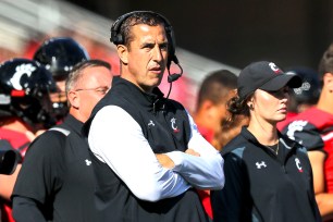 Cincinnati coach Luke Fickell