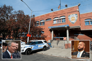 De Blasio Bronx NYPD