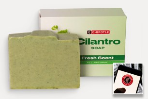 Cilantro soap by Chipotle