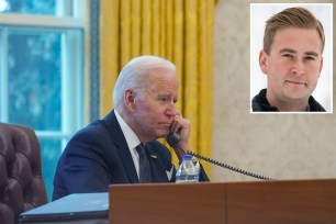 Joe Biden on the phone