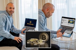 Andrés Iniesta warns his fans about crypto ads.