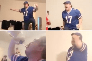 Sad Buffalo Bills fan