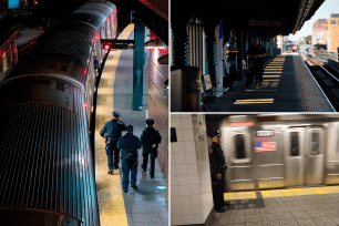 NYPD Subway station