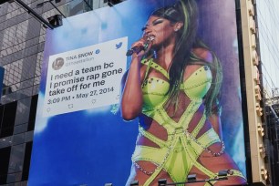 Megan Thee Stallion is one of 12 celebrities featured in a billboard ad campaign celebrating old Twitter posts that manifested their dreams of stardom.