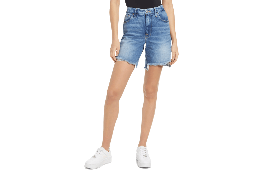 Good American 90s Icon High-Waist Bermuda Shorts