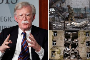 Bolton, 73, said Putin's ramping up of the war effort amid stunning Ukraine counteroffensives shows Moscow is alarmed at the prospect of losing its unprovoked military campaign.