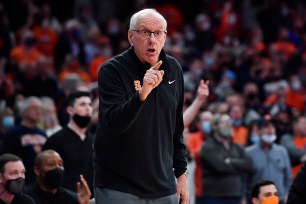 Syracuse coach Jim Boeheim