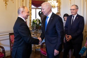 President Biden meets with Vladimir Putin for the first time.