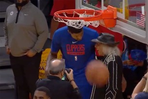 Jimmy Goldstein told Paul George he picked the NBA game instead of a Lady Gaga performance at his own home.