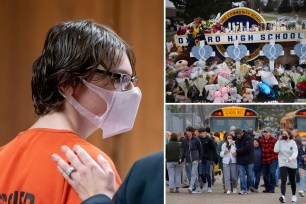 Ethan Crumbley attends a hearing at Oakland County Circuit Court in Pontiac, Mich., on Feb. 22, 2022.