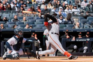 michael conforto giants yankees opening day