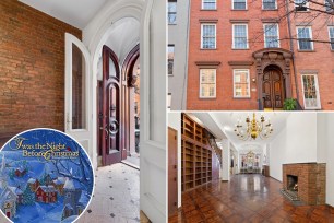 For the first time in 60 years, the townhome owned by famous poet and real estate developer, Clement C. Moore, hits the market for $7.5 million. 