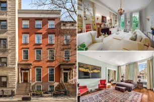 One of last remaining privately owned townhouses fronting Wash Sq Park