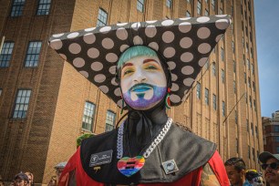 A member of The Sisters of Perpetual Indulgence.