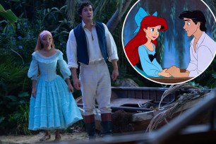 Jonah Hauer-King and Halle Bailey star in the new live-action remake of "The Little Mermaid," opening May 26.