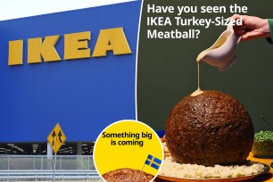 IKEA is supersizing its food offerings this Christmas by releasing a jumbo, "turkey-sized" meatball.