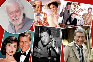 Dick Van Dyke turned 98 on December 13, 2023. Take a glimpse into Dyke's legendary acting career and more memorable moments from the Emmy, Grammy and SAG Award-winning entertainer.