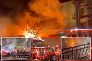 A 5-alarm fire broke out at the back of a deli on West 231st Street in the Bronx and spread to a row of businesses, causing widespread destruction and leaving one person injured