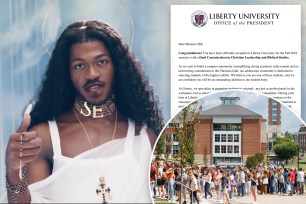 Liberty University confirmed Friday that Lil Nas X, Born Montero Hill, would not be attending the college after posting what appeared to be an acceptance letter on his Instagram last week.