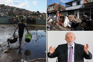 Heavy rains that buffeted Brazil's Rio de Janeiro state this weekend have killed at least 11 people, according to the state fire service.