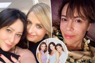 Sarah Michelle Gellar has officially thrown her support behind her long-time pal Shannen Doherty and the "Charmed" actress spoke out regarding her feud with co-star Alyssa Milano.