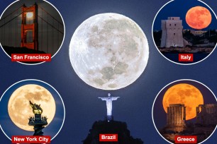 Full Flower Moon lights up the skies across the globe