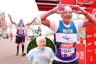 John Starbrook, a Brit known as "The Legend," has run 52 marathons and works out at the gym six days a week — at 93 years old.