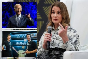 Melinda Gates, Joe Biden , Cameron and Tyler Wonklevoss