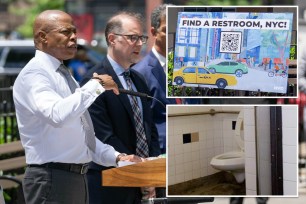 Mayor Eric Adams NYC bathrooms