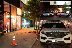 A 21-year-old man was slashed in the neck during a violent brawl outside The Gutter L.E.S. on Essex Street near Broome Street around 1:40 a.m., police said.