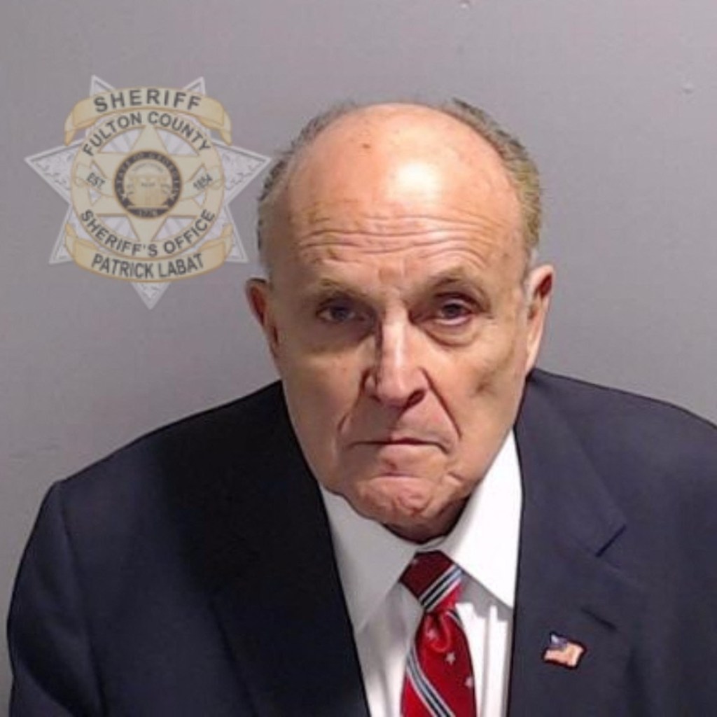 Rudy Giuliani mugshot