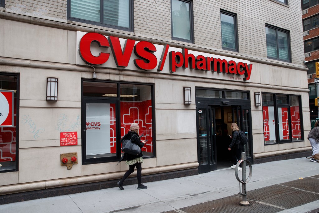 A CVS Pharmacy storefront.