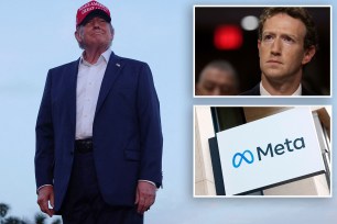 Donald Trump, Mark Zuckerberg, Meta