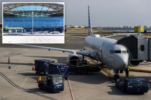 An American Airlines flight was evacuated at San Francisco International Airport on Friday.