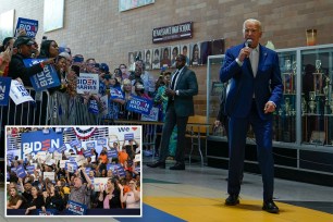 President Joe Biden speaks during a campaign event at Renaissance High School in Detroit, Michigan, U.S., July 12, 2024