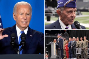 President Joe Biden speaks at a news conference Thursday July 11, 2024, on the final day of the NATO summit in Washington.