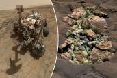 The pure-sulfur rock was discovered after Curiosity ran it over in May.