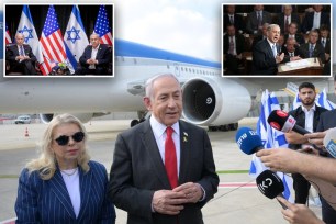 Israeli Prime Minister Benjamin Netanyahu has departed for the US, where he is expected to meet with President Joe Biden and Vice President Kamala Harris before delivering a speech to Congress.