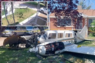 A plane crashed in a residential neighborhood in Roy, Utah on Wednesday.