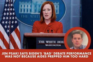 Psaki says Biden’s poor debate performance was not due to grueling hours spent in preparation.