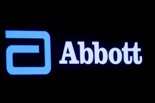 Abbott Laboratories logo is displayed on a screen at the New York Stock Exchange (NYSE) in New York City, U.S., October 18, 2021.