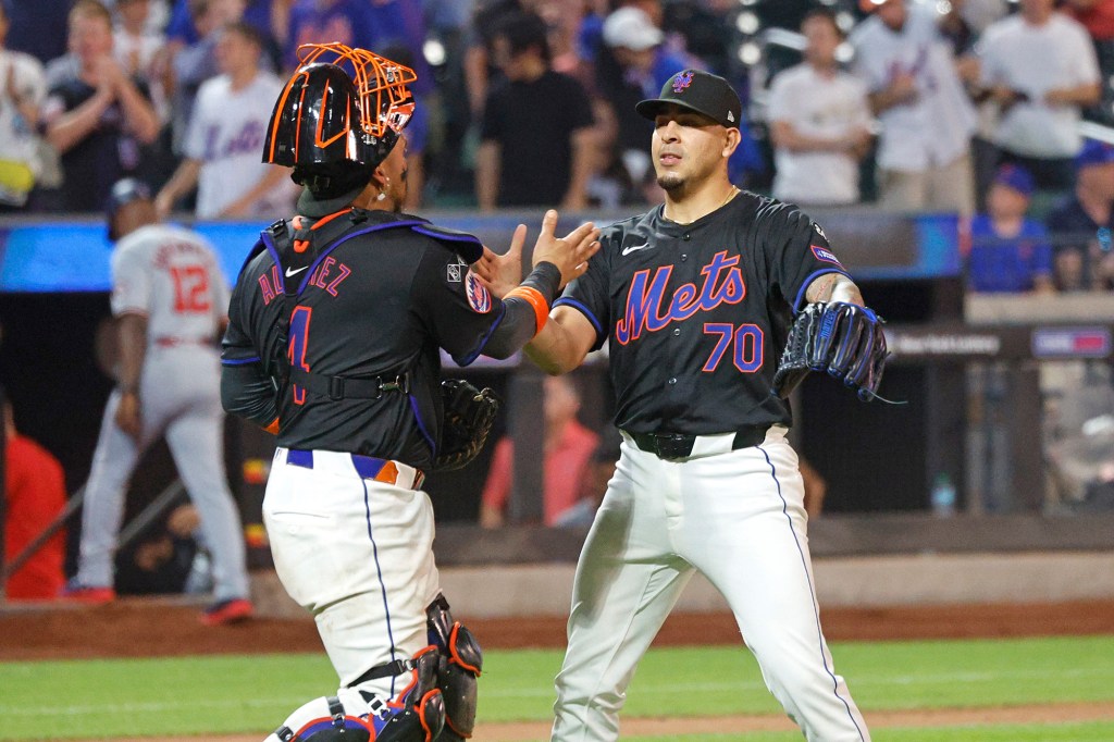 Jose Butto earned the save for the Mets on Wednesday during their win against the Nationals.