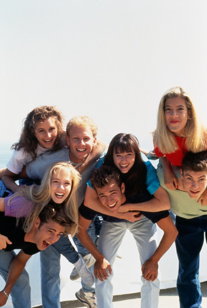 The cast of "Beverly Hills, 90210"