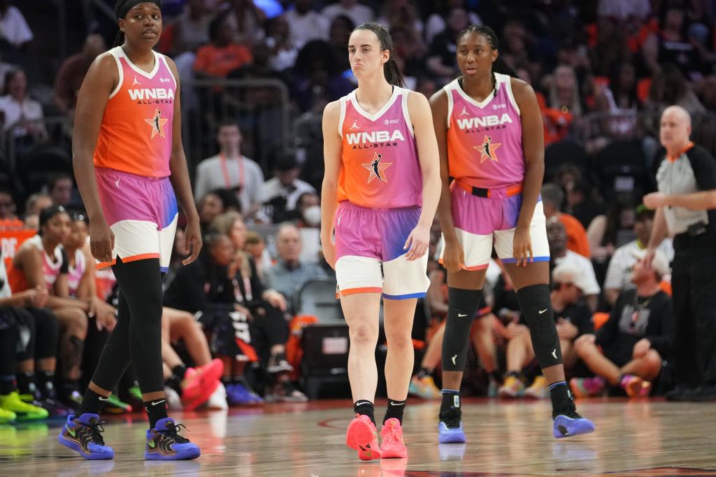 Caitlin Clark during the WNBA All-Star Game.