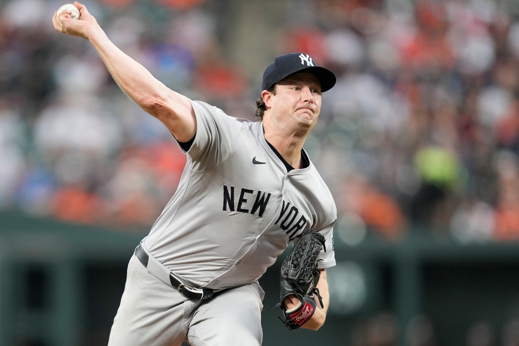 Gerrit Cole threw six innings for the Yankees on Friday.