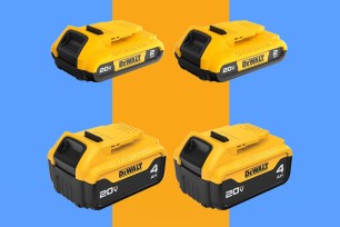 A group of yellow and black batteries