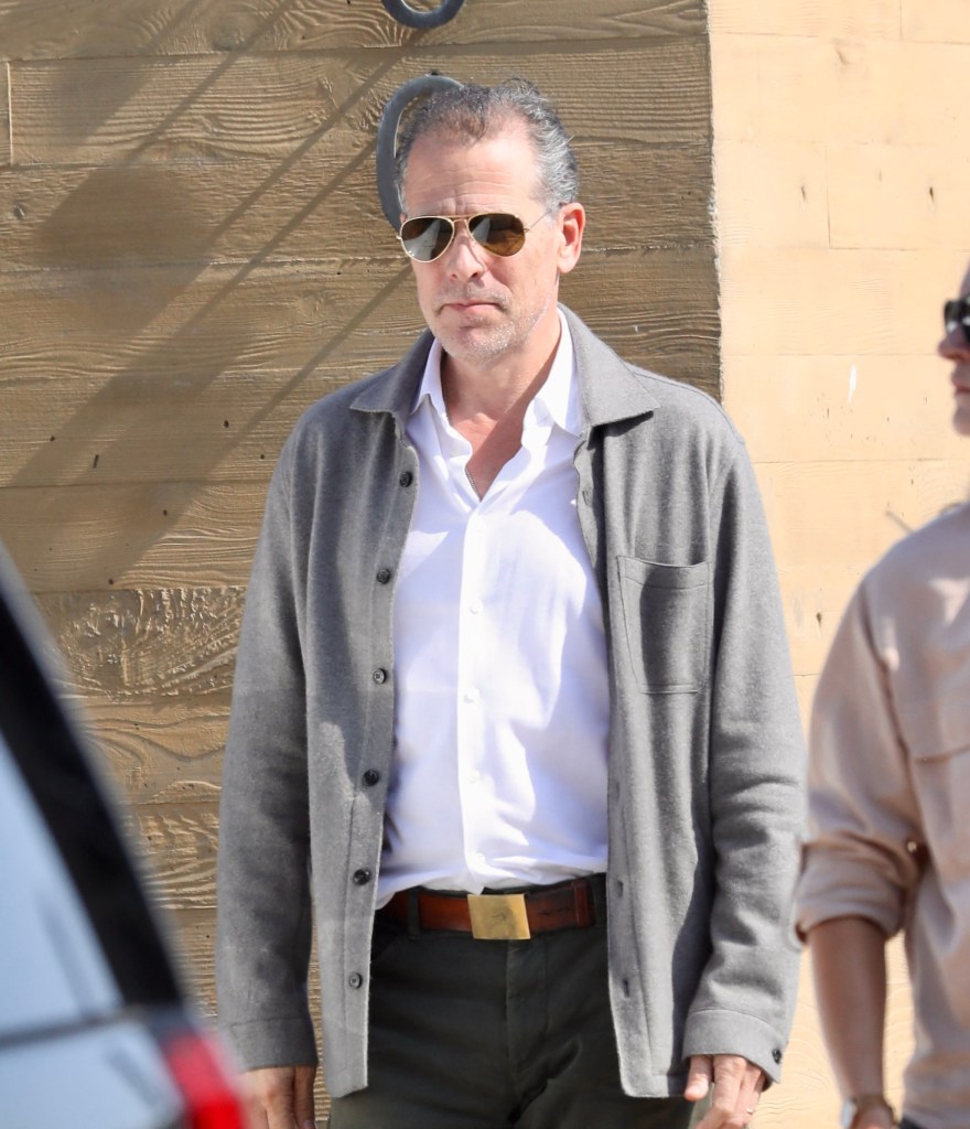 Hunter Biden, 54, was spotted leaving Malibu hotspot Nobu just moments after President Biden wrapped his press conference over on the East Coast. 