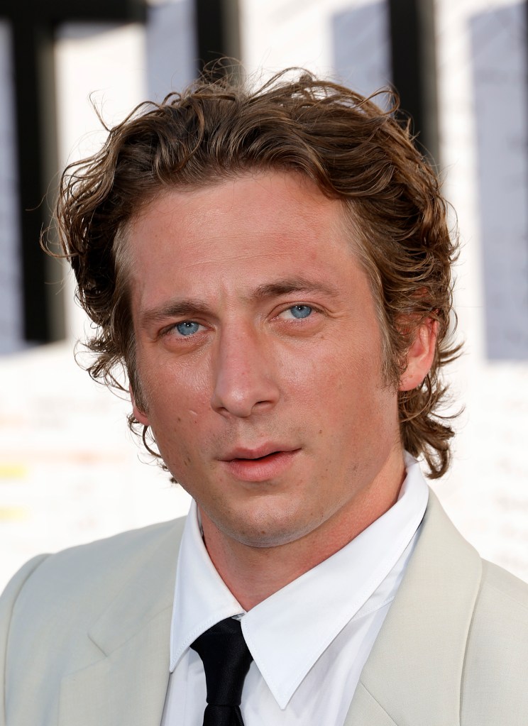 Actor Jeremy Allen White at a premiere for "The Bear."